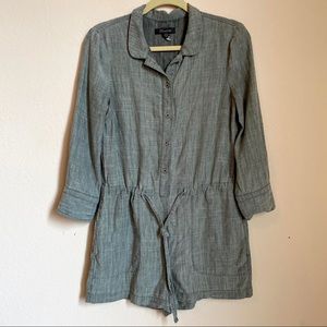 Anthropologie Linen Romper